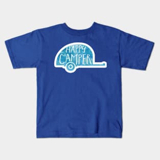 Happy Camper pun Kids T-Shirt